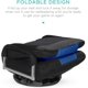 thumbnail image 5 of Songqin Swivel Gaming Chair 360 Degree Multipurpose Floor Chair Rocker for TV, Reading, Playing Video Games w/Lumbar Support, Armrest Handles, Adjustable Foldable Backrest - Black/Blue, 5 of 14