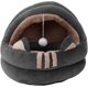thumbnail image 1 of Pet House Cat Nest House Semi Closed Washable Warm Cat Bed with Removable Cushion for Puppy Cat Under 50cm, 1 of 5