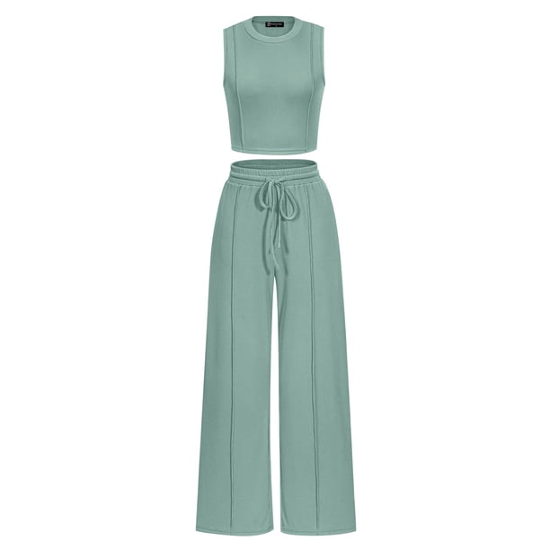 Conjunto Coordinado PRETTYGARDEN Verano 2 Piezas M Verde