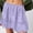 Purple, variant on TMOYZQ Womens Lace Mini Skirt Low Rise Pleated Ruffle Half Slip Skirt Layered Flowy Short Skirt Streetwear
