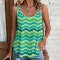 thumbnail image 2 of Tops for Women Trendy Going Out Camisole Tops With Bra Support Vneck Tshirts Shirts Extra Long Blouses Plus Size 2X, 2 of 5