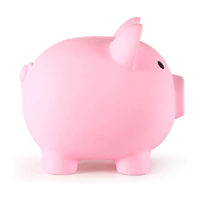 Cute Plastic Pig Money Bank Pig Money Saving Box Unbreakable Piggy Bank For Boys Girls Birthday Practical Gifts Have Educational Significance ,Long Lasting