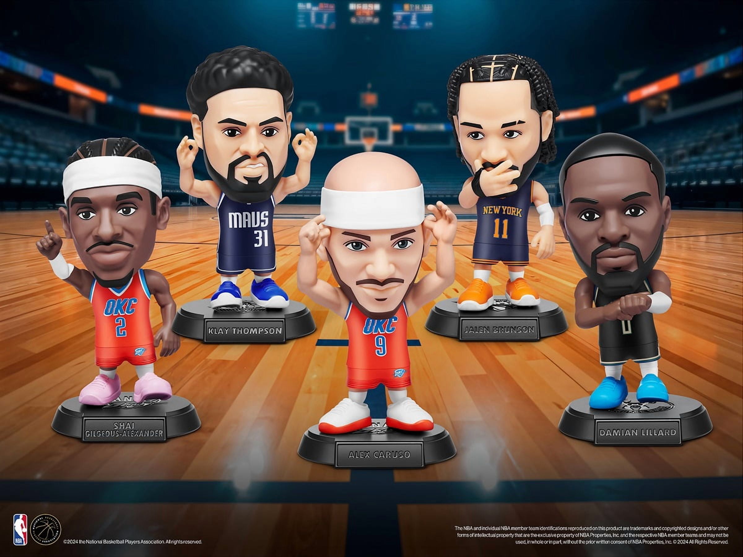 4-pc ZURU 5 Surprise NBA Ballers Series 2 Collectible Figures