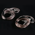 thumbnail image 2 of Auriculares Cable de actualización KZ OFC Cable de repuesto para auriculares HiFi Conector chapado en oro 0,75 mm Cable Negro transparente B Pin para KZ ZST/ZSR/ED12/ES3/ES4/ZS10/AS06/AS10/BA10/ZST, 2 of 8