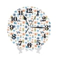 thumbnail image 7 of Kdxio Clock number Print Wall Clock,10 Inch Battery Operated Wall Clocks,Silent Non Ticking Small Analog Clock for Living Room,Office,Home,Bedroom,Kitchen,Bathroom, 7 of 7