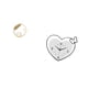 thumbnail image 5 of Escultura De Bola De Corazón De Cristal, Figura De Metal, Adorno De Escritorio, Estatua, Soporte, Reloj De Acrílico, Decoración, Diseño Creativo, Movimiento Silencioso, Arte De Pared Para, 5 of 8