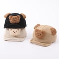 thumbnail image 3 of PEACNNG Cute Bear Baby Beanie Autumn Winter Soft Warm Infant Toddler Knitted Hat Newborn Sweater Caps Kids Children Knit Bonnet 1-2Y, 3 of 5