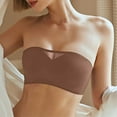 thumbnail image 3 of SPZTSX Women's Wireless Strapless Bra Seamless Padded Bandeau Bra Non-Slip Silicone Tube Top Push Up Convertible Bralette, 3 of 3