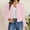 *Pink, variant on Womens Cropped Sequin Jacket, Short Trendy Sparkle Long Sleeve Slim Cardigan Purple,Womens Plus XXL