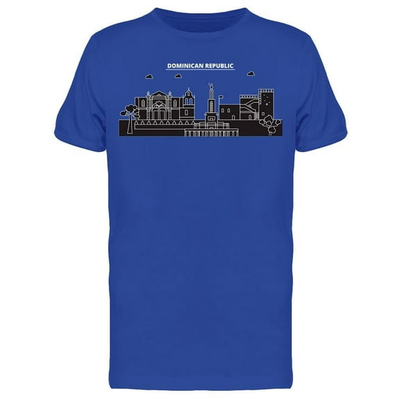 Dominican Republic Silhouette T-Shirt Men -Image by Shutterstock, Male Large