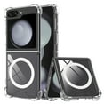 thumbnail image 1 of [PST] Samsung Galaxy Z Flip 6 Case, Hybrid TPU Back Cover with Magnetic Wireless Charging (MagSafe Compatible), 1 of 4