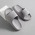 thumbnail image 2 of ibiyuan Slippers for Men Indoor Black Slides for Women Non Open Toe Sandals Women Dressy Quick Dry Shower Shoes for Bathroom Indoor Outdoor Beach, 2 of 4