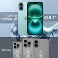 thumbnail image 2 of JETech Soft Clear Case for iPhone 16 6.1-Inch, Camera Lens Full Protection, Compatible with MagSafe Wireless Charging, Shockproof Electroplated TPU Phone Cover (Blue), 2 of 6