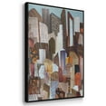 thumbnail image 3 of Magenta Garden - Framed Premium Gallery Wrapped Canvas L Frame 3 Piece Set - Ready to Hang, 3 of 9