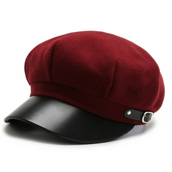 COCOpeaunt Sun Casual Military Caps Woman Woollen Cloth Beret Flat Hats Captain Cap Trucker Vintage Black Sport Dad Bone Male Womens Hat