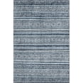 thumbnail image 2 of Addison Rugs Mayfield Premium Machine Washable Transitional Stripes Blue Rectangle Rug, 8' X 10' Machine Washable Transitional Stripes Blue Oversized Sherpa Throw Blanket, 2 of 7