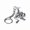 1, variant on Innovative Mini Reel Keychain Lightweight And Resistant Keyrings