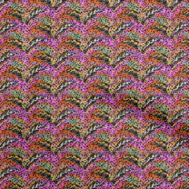 oneOone Cotton Cambric Fuschia Pink Fabric Animal Skin Craft Projects Decor Fabric Printed By The Yard 56 Inch Wide