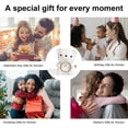 thumbnail image 3 of Boîte de Roses Rouges Préservées & Ours Rouge Mignon, Fleurs Éternelles Roses Cadeaux d'Anniversaire pour Elle Maman Femme Petite Amie Grand-Mère pour la Saint-Valentin Fête des Mères Noël, 3 of 5