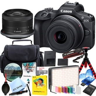 Canon EOS M10 Mirrorless Digital Camera with 15-45mm Lens (Black
