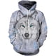 thumbnail image 3 of Sudadera con capucha para hombre nueva 2024 con estampado 3D de lobo siberiano, color negro, divertida, estilo hip hop, tendencia urbana, talla europea grande, envío gratis, 3 of 5