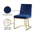 thumbnail image 4 of Meridian Furniture Heidi Navy Velvet Dining Chair (Set of 2), 4 of 7
