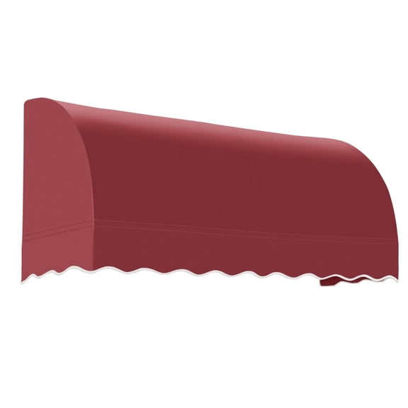 Awntech 8.38 Ft Savannah Waterfall Closed-Sides Awning Canopy (100.5in x 31in x 24in), Burgundy