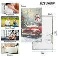 thumbnail image 2 of Cotton Bath Towels Soft Face Towel Absorbent Quick Dry Christmas Tree Truck Snowman 16"x28", 2 of 7