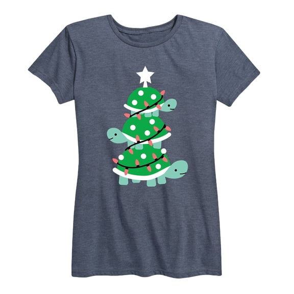 Instant Message - Turtle Tree Short Sleeve Graphic T-Shirt