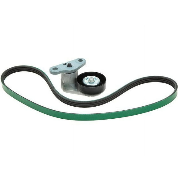 Air Conditioning Serpentine Belt Drive Component Kit - Compatible with 2000 - 2008 Chevy Tahoe 2001 2002 2003 2004 2005 2006 2007