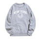 thumbnail image 1 of Gibobby Sudaderas para mujer oferta Sudadera suelta casual de manga larga con cuello redondo para mujer blusa grande de manga larga(Gris,G), 1 of 5