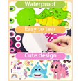 thumbnail image 5 of 24 Piezas Haga Sus Propias Hojas De Pegatinas Para Niños Mezcle Y Combine Pegatinas De Caras De Animales Para Niños De 3 A 5 Años, 4 A 8 Niños Pequeños, Manualidades, Actividades, Regalos, Bolsas De R, 5 of 5