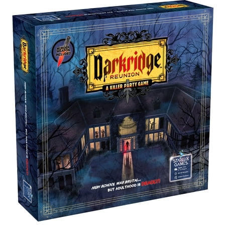 Starlux Games Darkridge Reunion - A Killer Party Game - 6-12 Players, Ages 13+ - Adult Games for Game Night - Survival Game and Escape Room Antics - Team Based, Cooperative and Immersive