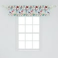 thumbnail image 2 of Ambesonne Science Window Valance, Student Supplies, 54" X 12", Multicolor, 2 of 3