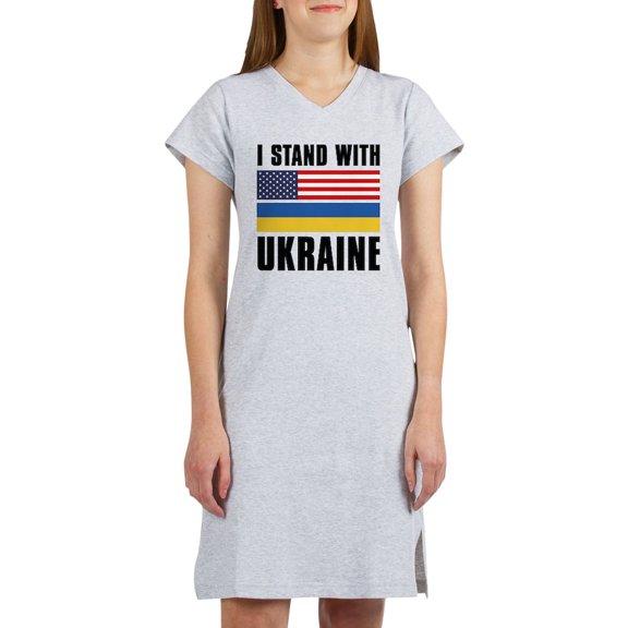 CafePress - I Stand With Ukraine - Women's Nightshirt