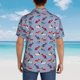 thumbnail image 4 of Fotbe winter Dachshund Camisa Hawaiana para Hombre Unisex – Camisa Casual de Verano con Botones de Manga Corta de Algodón y Lino,XX-Large, 4 of 7