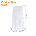 thumbnail image 2 of 50Pcs Bread Bags for Homemade Bread, 5.1x3.9x11 Inches Kraft Bakery Bags, White, 2 of 6