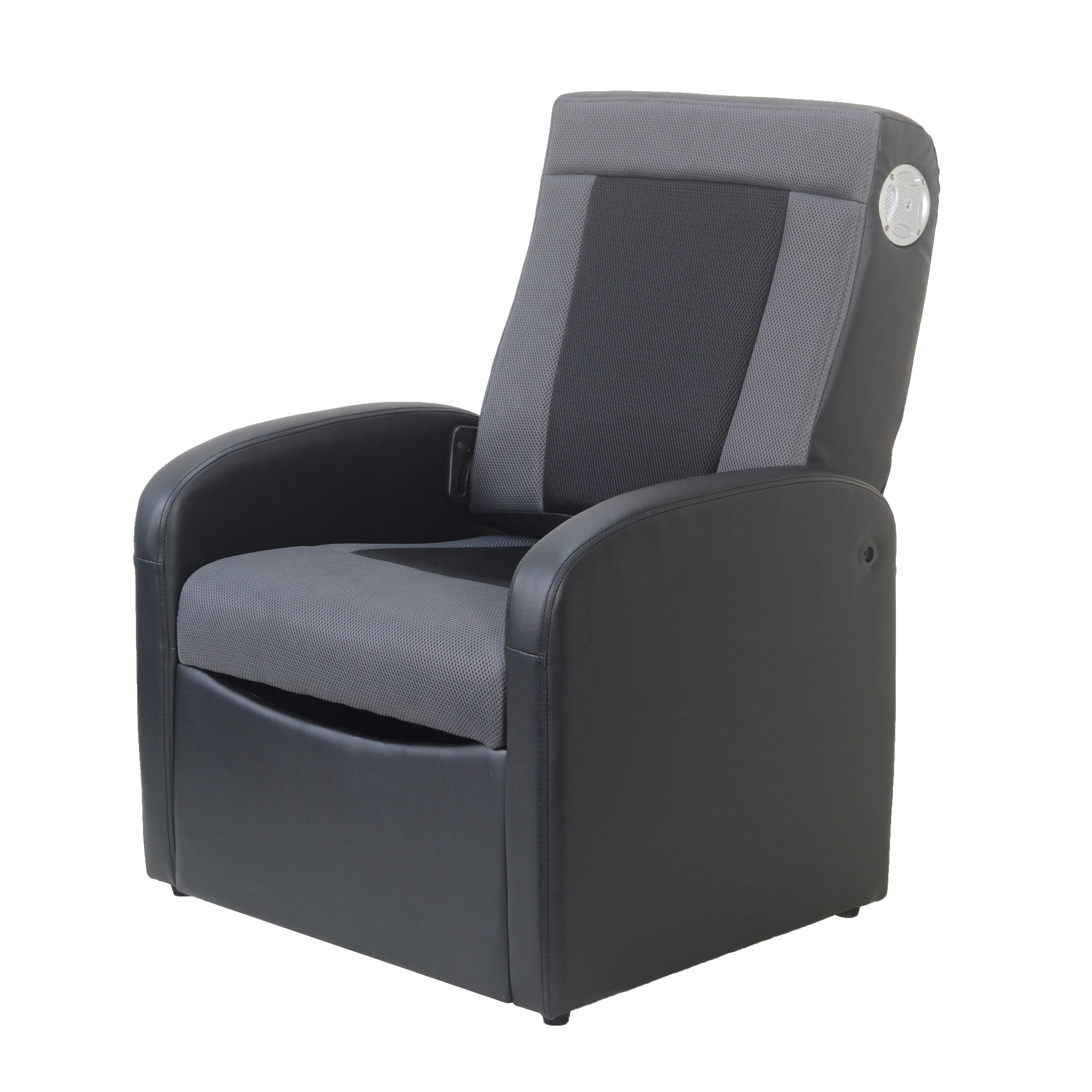 X Rocker 2.0 Flip Gaming Chair with Storage | Child and Teen | Black/Gray | 25.59 x 26.77 x 35.04 inches - image 4 of 6