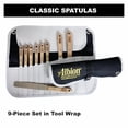 thumbnail image 4 of Albion Engineering 258-G01 9-Piece Classic Spatula Set in Tool Wrap Navy, 4 of 4