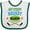 White and Green, variant on Inktastic My First Hockey Season Boys or Girls Baby Bib