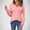 Pink, variant on Cutout Womens Sweaters and Cardigans Long Sleeve Blue V-Neck Lightweight Long Sweaters Women's Cardigans XXL