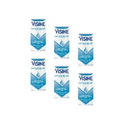 6 Pack Visine Tears Dry Eye Relief Sterile Lubricant Eye Drops 0.5 Oz Each