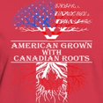 thumbnail image 3 of CafePress - American Grown With Canadian Roots T Shirt - Women's Traditional Fit Dark T-Shirt, 3 of 4