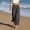Dark Gray wide leg palazzo pants for women a1, variant on Women Wide Leg High Waisted Flowy Pants Summer Casual Loose Long Palazzo Trousers for Beach Lounge Travel Fashion Clothes, Army Green XL