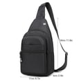 thumbnail image 2 of Mochila bandolera para el pecho, ligera, para deportes al aire libre, viajes, senderismo, bandolera, 2 of 8