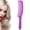 Purple, variant on Suodoka Barber Hair Comb Curved Plastic Detangling Haircutting Fine Teeth, Purple (8.86 in / 22.5 cm)