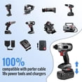 thumbnail image 5 of 2Pack PC18B 18V 4.8Ah Ni-Mh Replacement for Porter Cable 18V Battery Ni-Mh, Compatible with Porter Cable 18V PC18B-2 PCC489N PCMVC PCXMVC Cordless Power Tools, 5 of 5