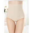 thumbnail image 4 of GaaiKei Women's Seamless Hipster Panties Invisible High Waist No Show Ladies Briefs Underwear Pack of 5,Nude Size 6, 4 of 8