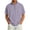 #179Light Purple, variant on Men's Quarter Zip Short Sleeve Shirts Stand Collar Relaxed Fit Tops for Golf Daily Summer All-Match Outfits Black 4XL