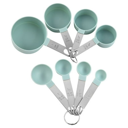 

8-Piece Stainless Steel Handle Measuring Spoon Set